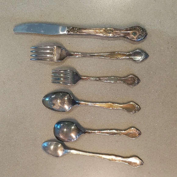 Vintage Community Silver-plate AFFECTION Flatware Silverware Setting of 6 - Picture 3 of 4